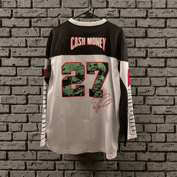 Cash Money Records Black and White Men's Jersey - Picture 2 of 3
